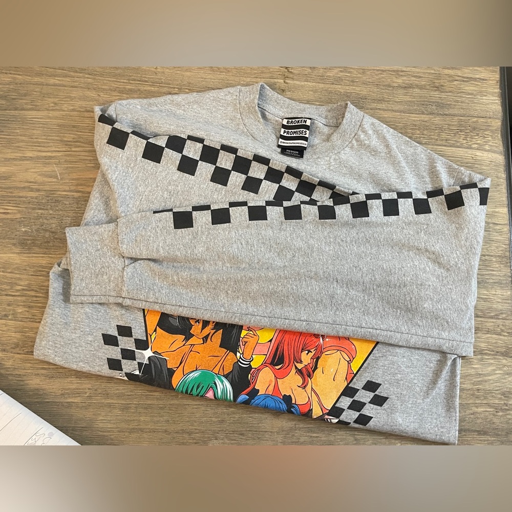 Men’s L/S Broken Promises Shirt, ‘Hashiriya’ Size Medium - Picture 8 of 11